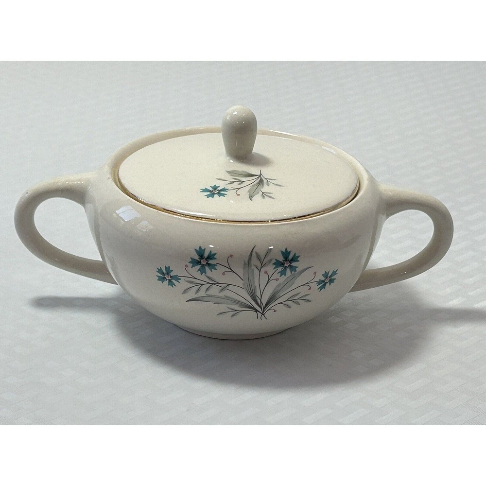 Vintage 1950's MCM SCIO Hampton Lidded Sugar‎ Bowl.